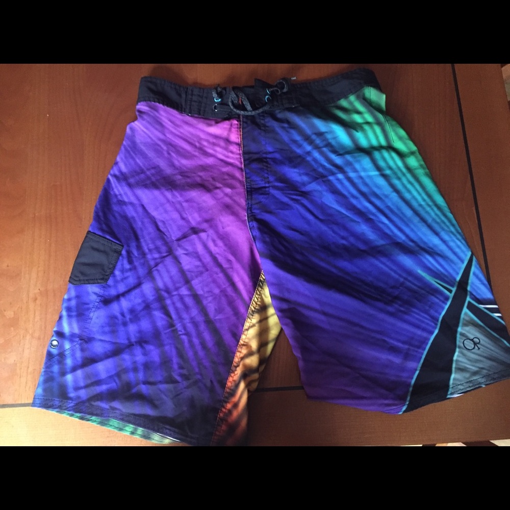 Men’s Ocean Pacific OP Colorful Board Shorts - 31